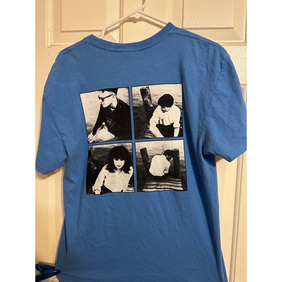 New Order “True Faith” Band Shirt – Port & Co Blue Tee with Front & Back Print - Picture 5 of 6